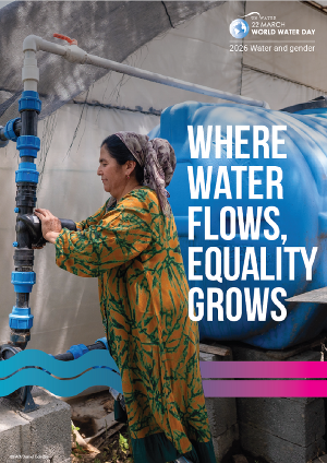 Das offizielle Poster der UN zum WWT 2026.