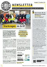 Es wird die Titelseite der 4. GSA Newsletters vom Dezember 2025 angezeigt