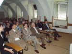 Teilnehmer an Präsentation
