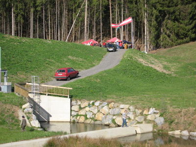 Hochwasserrückhaltebecken Doblbach bei Haselsdorf-Tobelbad
