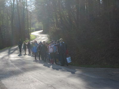 Ankunft am Bach