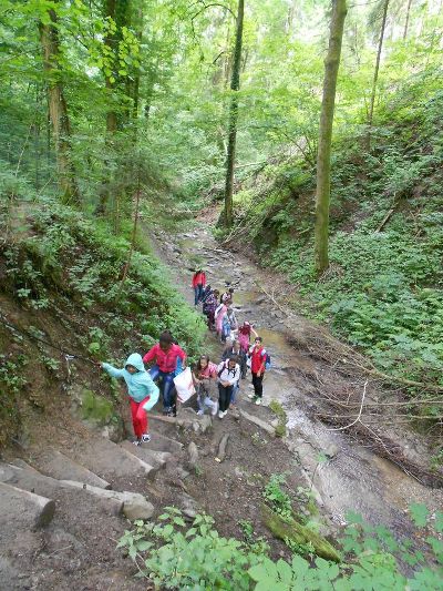 Der Einmarsch in die Klamm