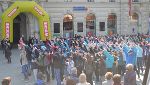 Beste Stimmung beim Flashmob