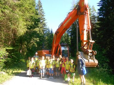 Der Bagger war ein Highlight. © Wasserland Der Bagger war ein Highlight.