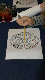 „Bunte Tropfenmandalas…“