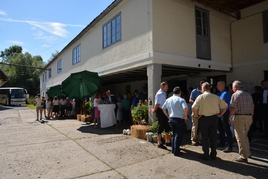 Feierlichkeiten bei der Berghofer-Mühle