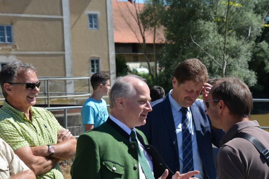 Feierlichkeiten bei der Berghofer-Mühle