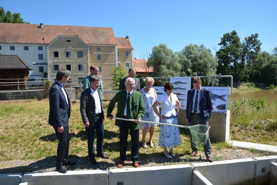 Feierlichkeiten bei der Berghofer-Mühle