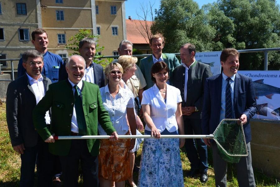 Feierlichkeiten bei der Berghofer-Mühle