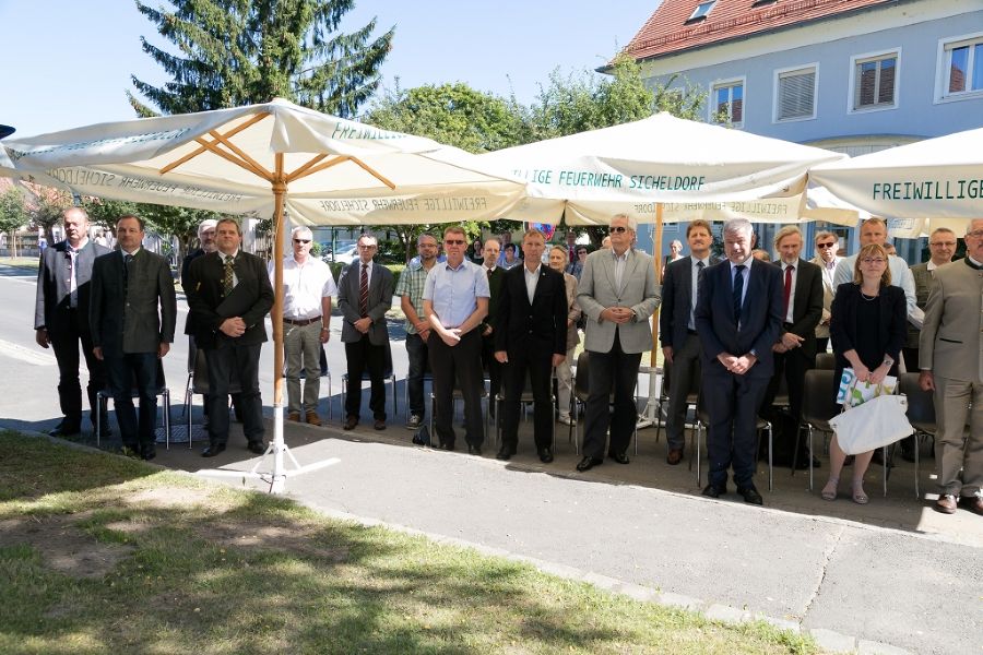 Spatenstichfeier am 5. Juli 2016