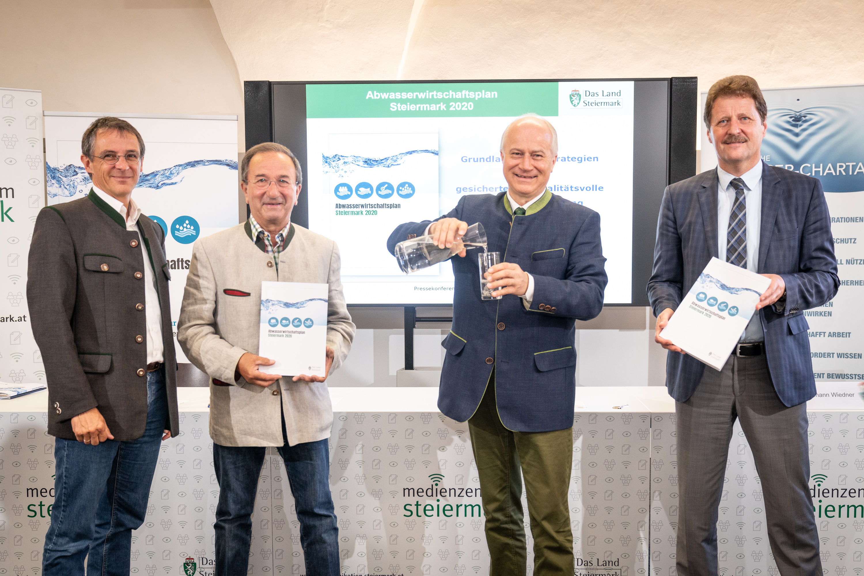 Pressekonferenz Abwasserwirtschaftsplan Steiermark 2020
