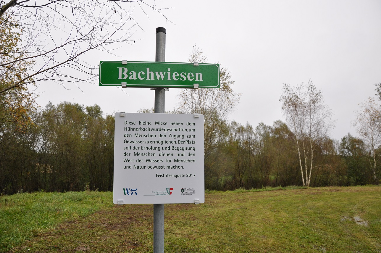 Bachwiesen – ein Platz der Erholung und Begegnung