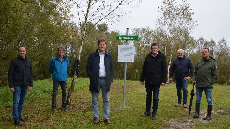 V.l.n.r.: Jürgen Liendl (BBl Oststeiermark), DI. Herwig Seibert (BBl Oststeiermark), DI HR Johann Wiedner (Abteilungsleiter A14), Bürgermeister Franz Jost (Stadtgemeinde Fürstenfeld), Josef Ziegerhofer (BBl Oststeiermark), Klaus Moretti (Berg- und Naturwacht)