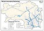 Überblick über die wichtigsten steirischen Trinkwasserversorgungsleitungen © Land Steiermark/Leiß Überblick über die wichtigsten steirischen Trinkwasserversorgungsleitungen