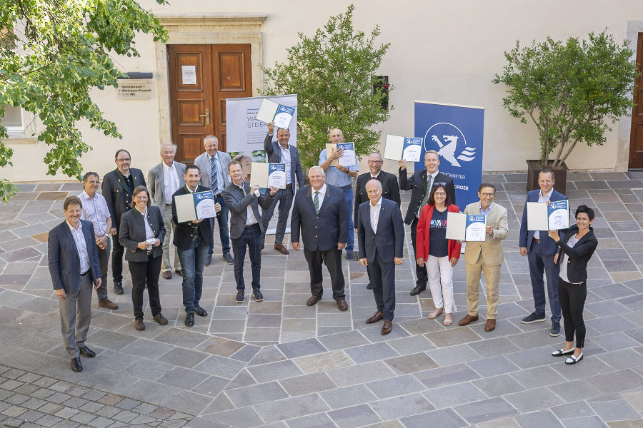 Die ausgezeichneten steirischen Wasserversorger 2021 Die ausgezeichneten steirischen Wasserversorger 2021