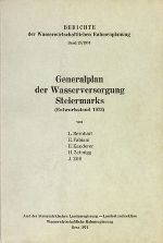 Generalplan der Wasserversorgung Steiermark 1973 (Dokument)