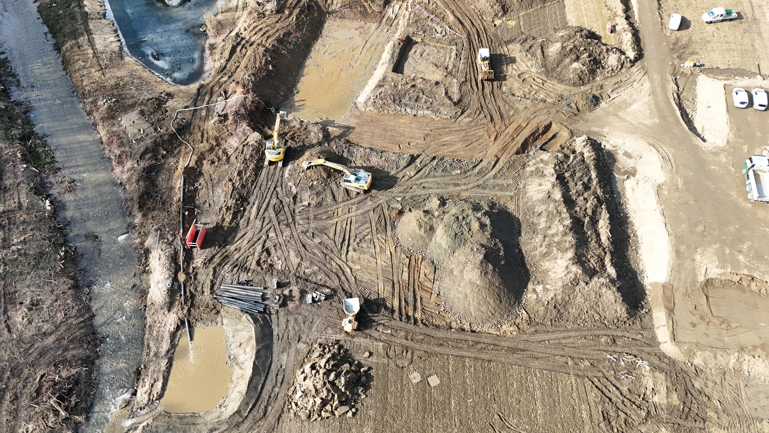 Baustelle RHB3 Granitzenbach